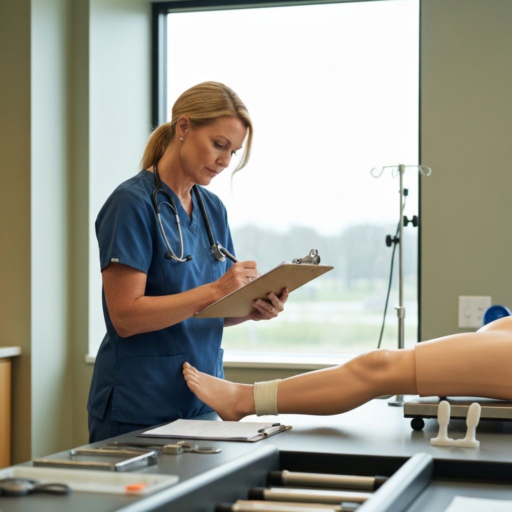 Professional orthopedic training session